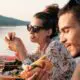 people eating fast food