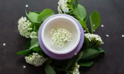 elegant cream jar with delicate white flowers 2026 03 16 01 15 29 utc